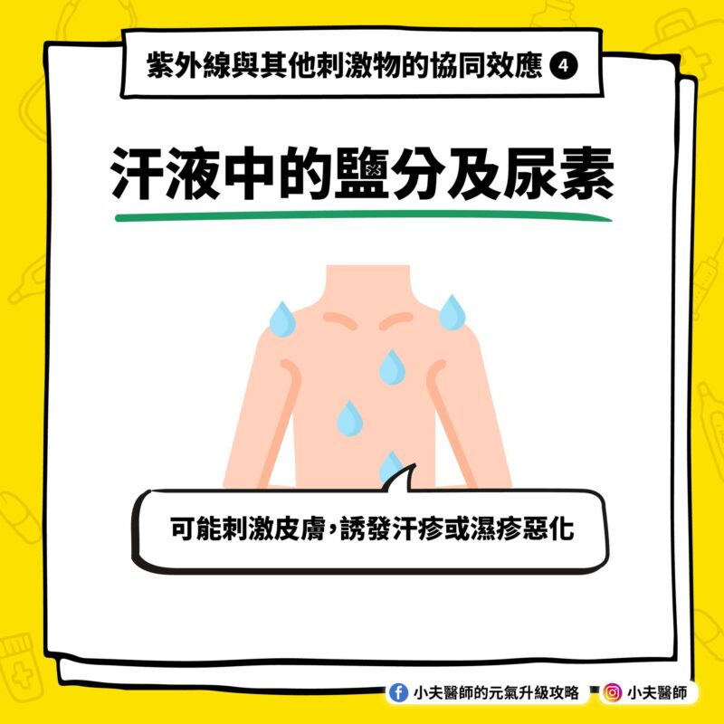 汗液中的鹽分與尿素